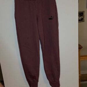 Puma Burgundy Joggers